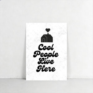 Cool people black and white