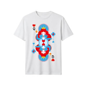 Tee shirt Queen of hearts (unisex)